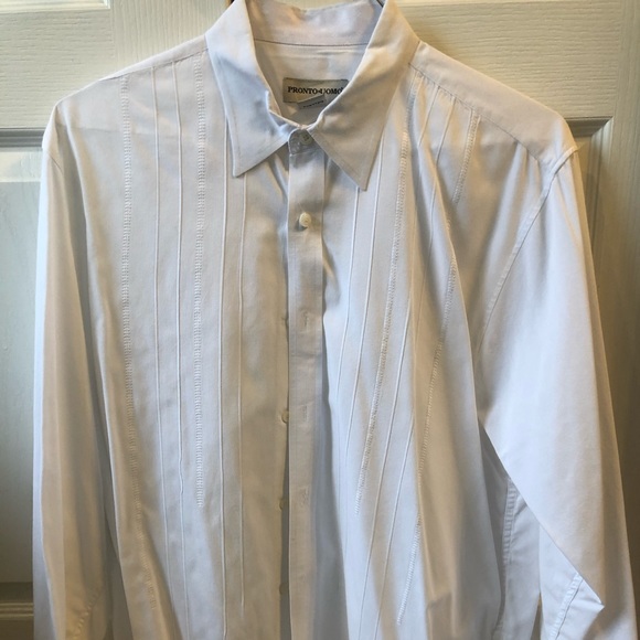 Pronto Uomo Button Up Long Sleeve Shirt - Picture 1 of 3